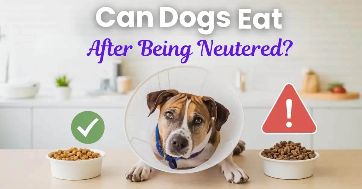 Can Dogs Eat Right After Neutering?